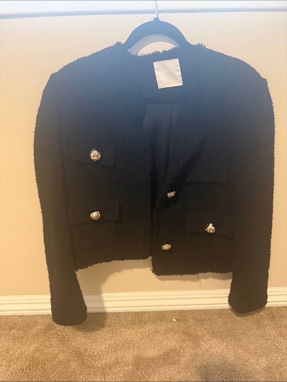 Mango Black Blazer